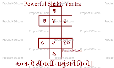 Powerful Shakti Bisa Yantra with Chamunda Mantra