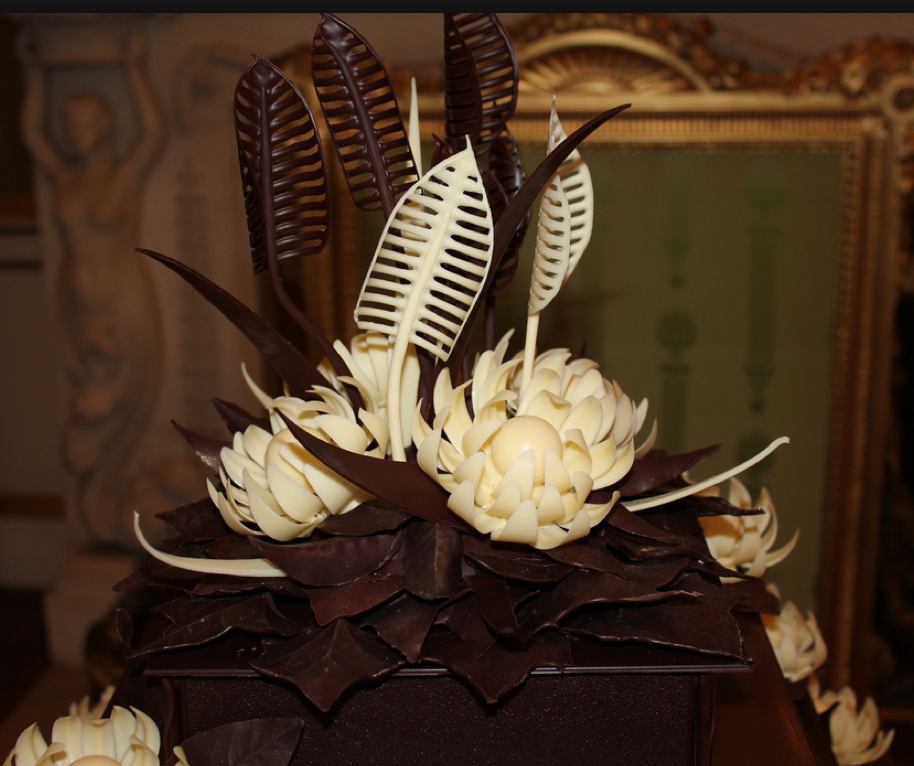 chocolate McVitrine's cake for the reception