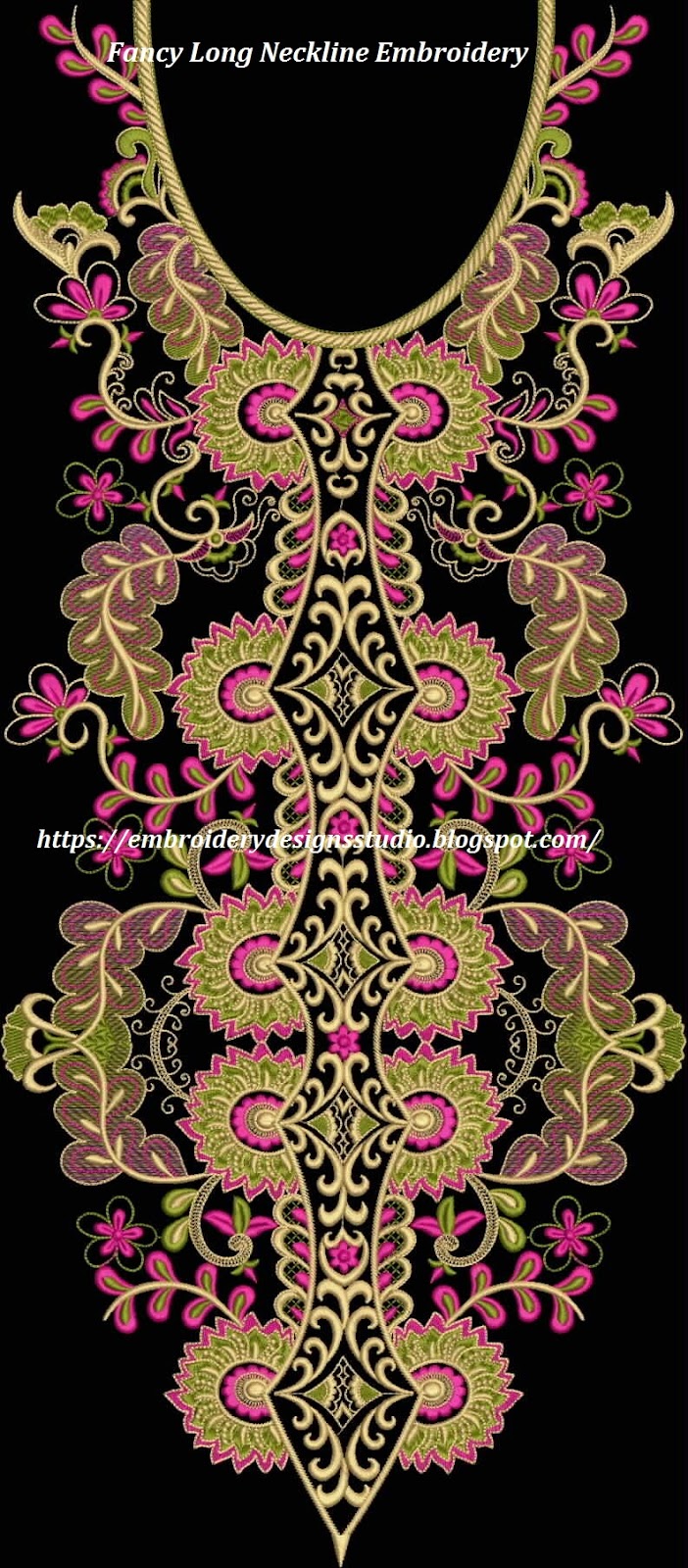 Fancy Embroidery Designs For Girls Neckline Embroidery Designs studio