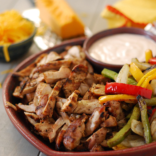Grilled Chicken Fajitas