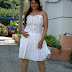 Rambha Long Legs Thigh Show In Mini White Skirt