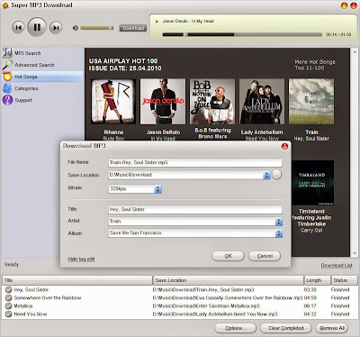 Download Free Songs with Super MP3 Download for Windows