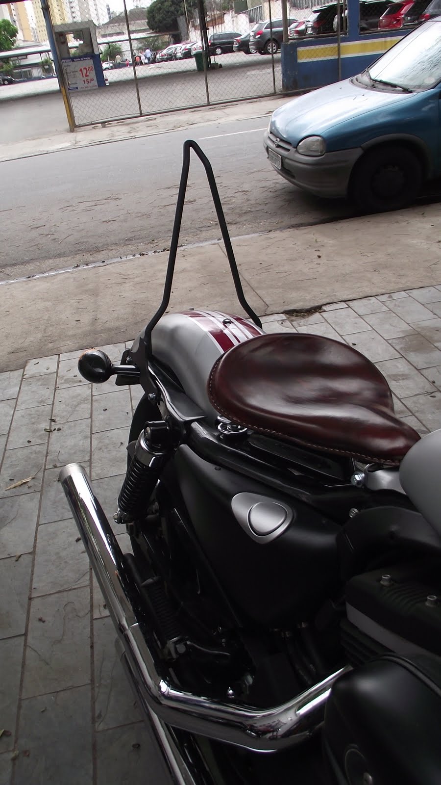 Hellboy Biker Sissy Bar 883R