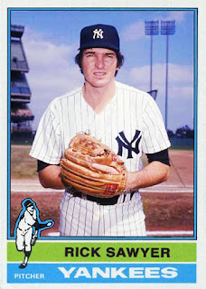 WHEN TOPPS HAD (BASE)BALLS!: NOT REALLY MISSING IN ACTION- 1976 RICK SAWYER