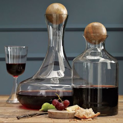 Decanter di vetro