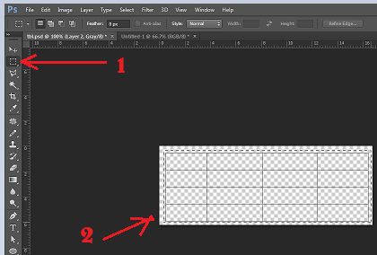 Trik Membuat Tabel di Photosop
