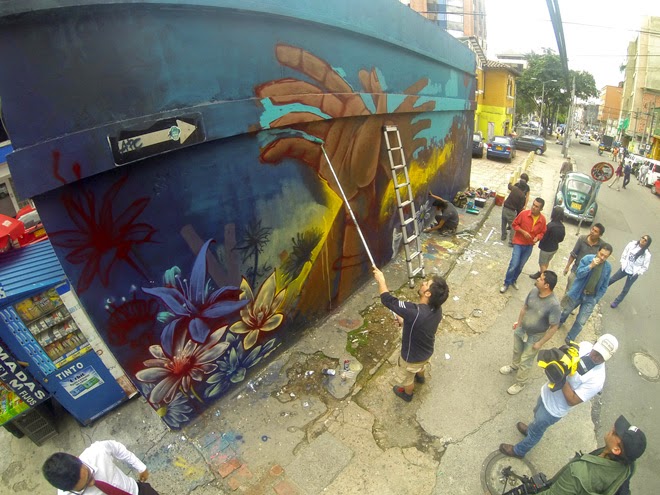 Art Street : Ark y Kometo / Jardín mural 2