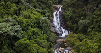 El Gallo, impresionante salto de agua en la Cordillera Central