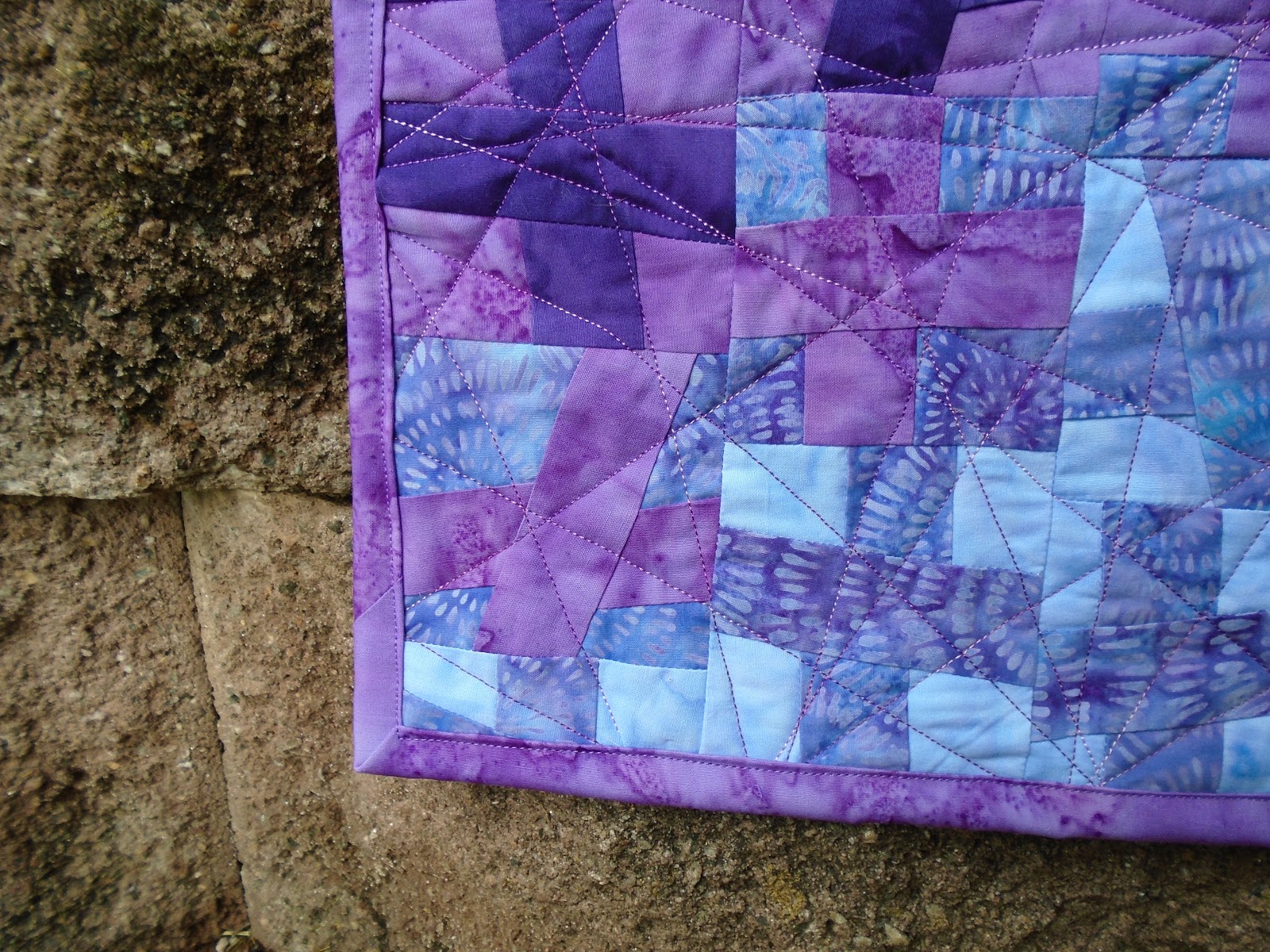 Little Bunny Quilts Ombre Everest {Finished Mini Quilt}