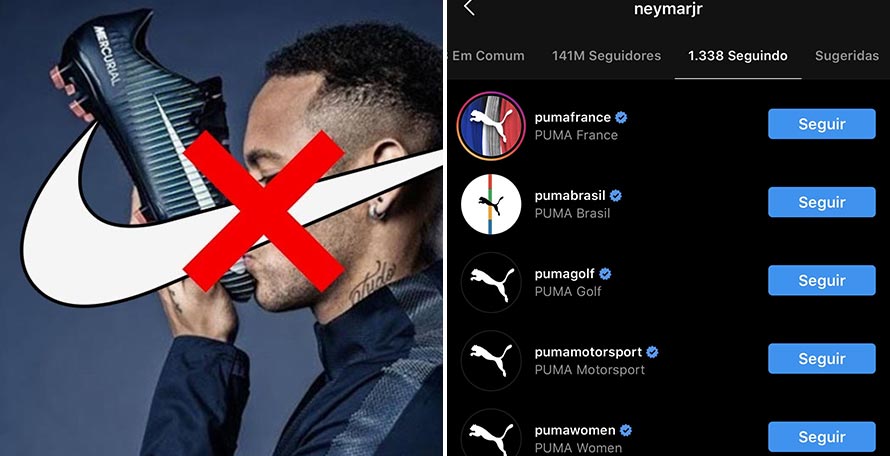 neymar sponsor nike