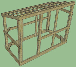 chicken build run coop simple framing suburban plans printable seven step