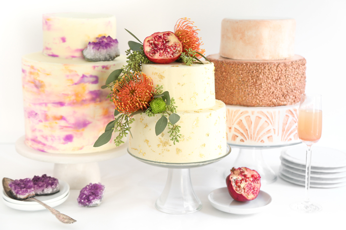 Three Easy And Trendy Ways To Diy A Wedding Cake Sprinkle Bakes