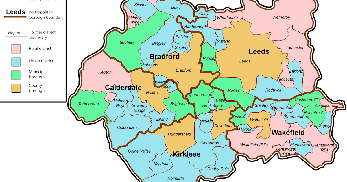 Map wakefield yorkshire england Where is