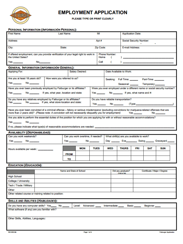 Admission job