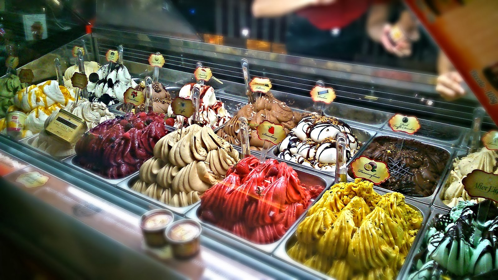 kaleidoscope of food Gelateria Italia