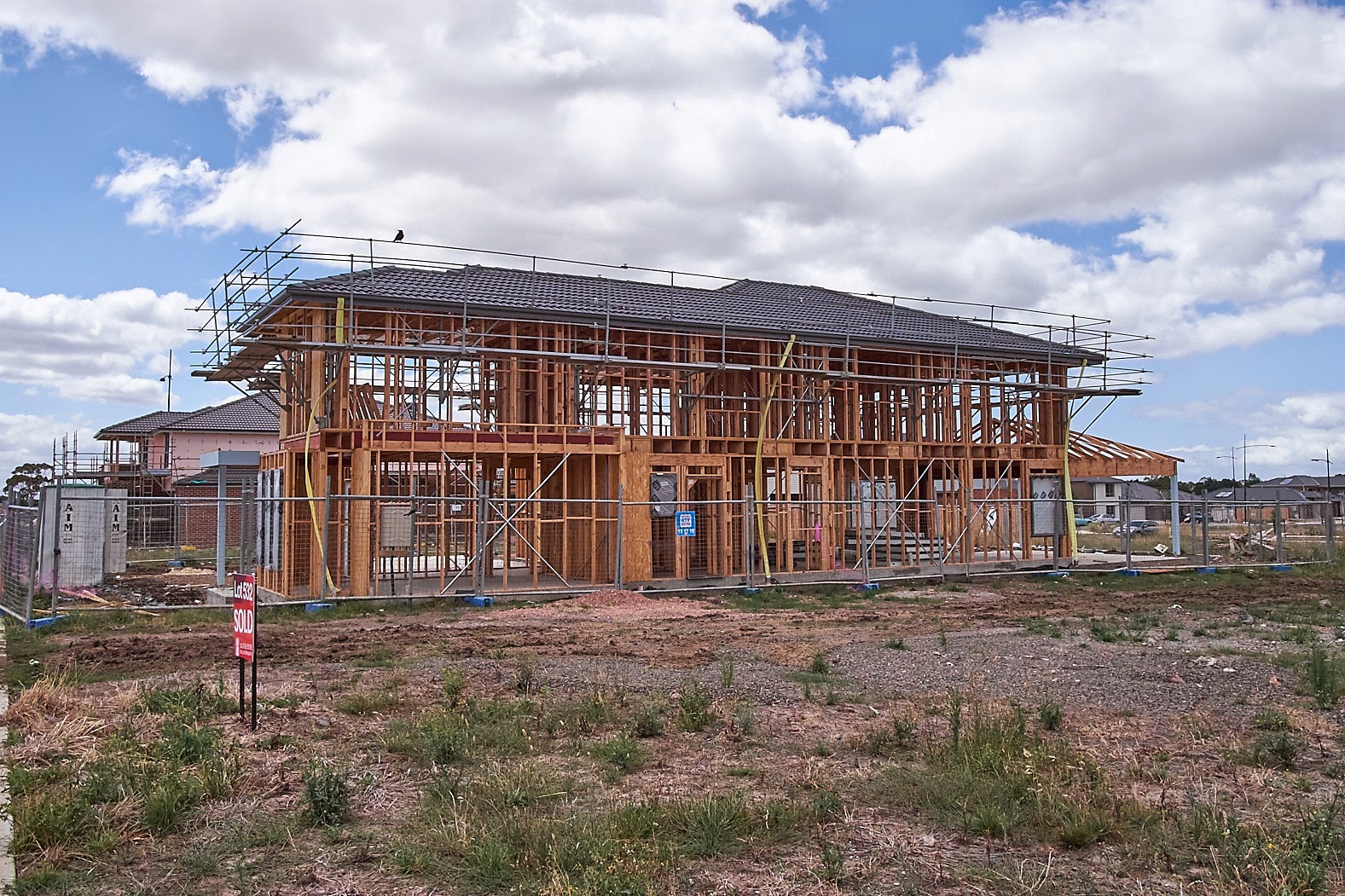 Building A Home Down Under Roofing Complete