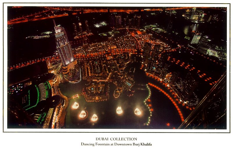 asdfpostcrossing (Postcards Stamps Good Wishes ♥) Dubai Fountain