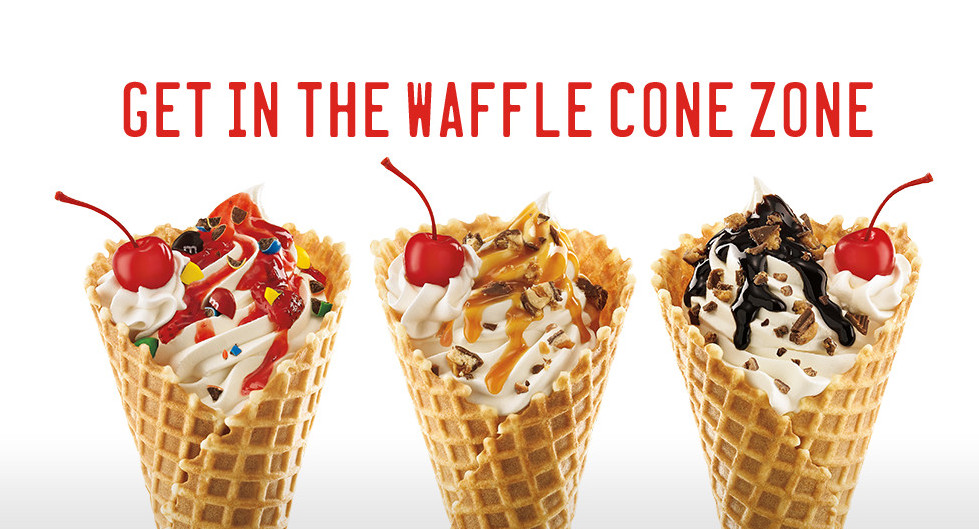 News Sonic New Waffle Cone Sundaes