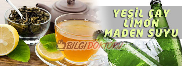 Yesil Cay, Limon, Maden Suyu İle Zayıflama Kürü Resimli Yemek Tarifleri