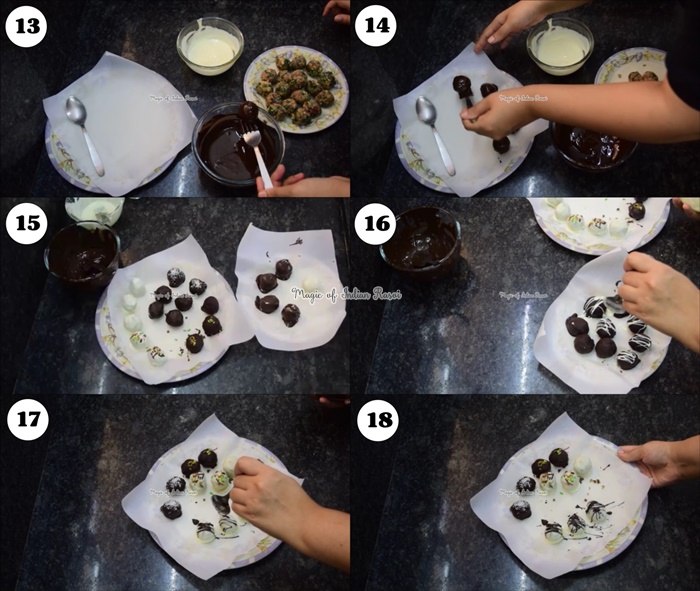 Chocolate Paan Balls - Diwali Special Recipe - चॉकलेट पान बॉल्स रेसिपी - Priya R - Magic of Indian Rasoi