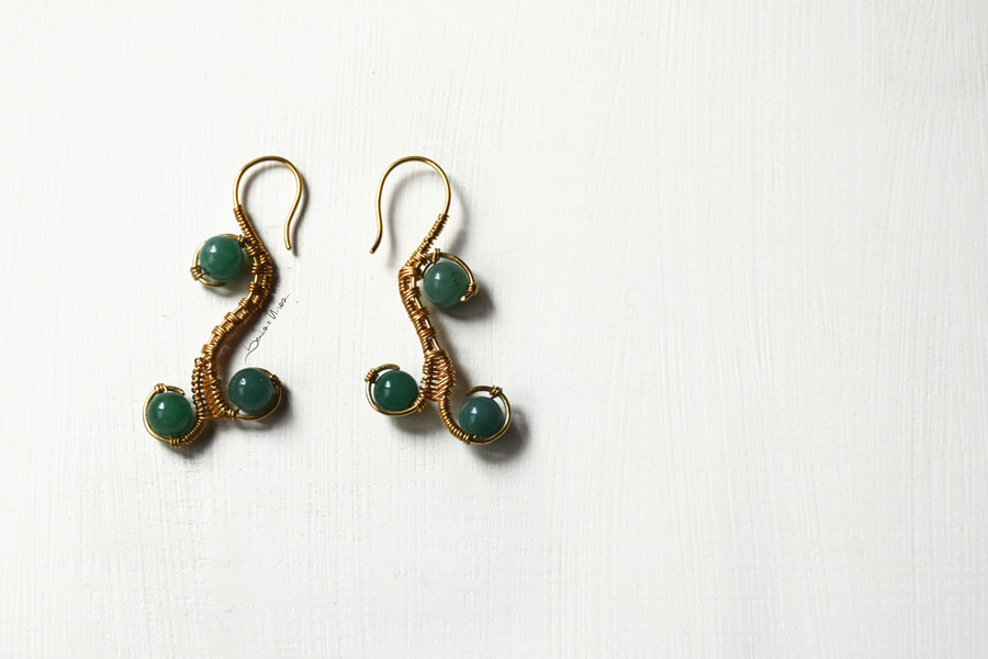 beads and wires orecchini riccioli beads and wires orecchini riccioli