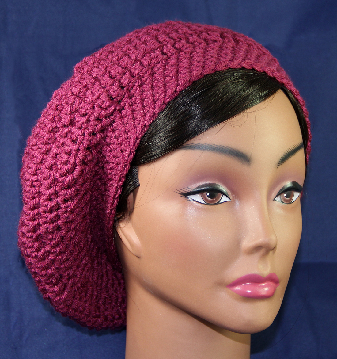 Lady Anne S Cottage Crocheted Slouchy Style Beret Hat Pattern