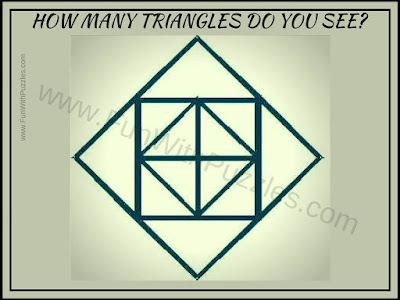 Picture Puzzles to count number of triangles