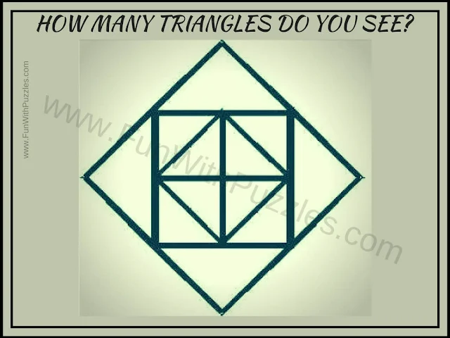 Picture Puzzles to count number of triangles