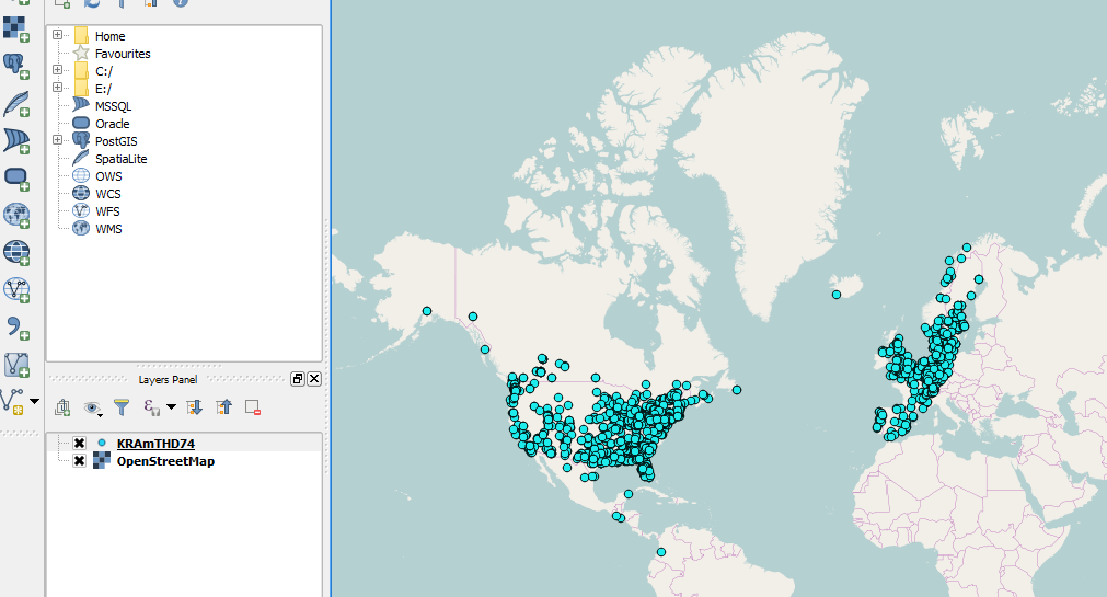 KE8CRV Radio Projects DStar Repeaters and QGIS