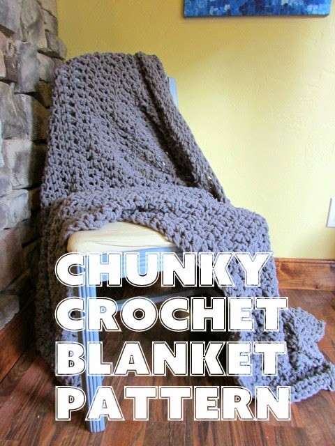 A Lively Hope: Chunky Crochet Blanket pattern