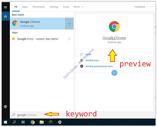 Search preview Windows 10