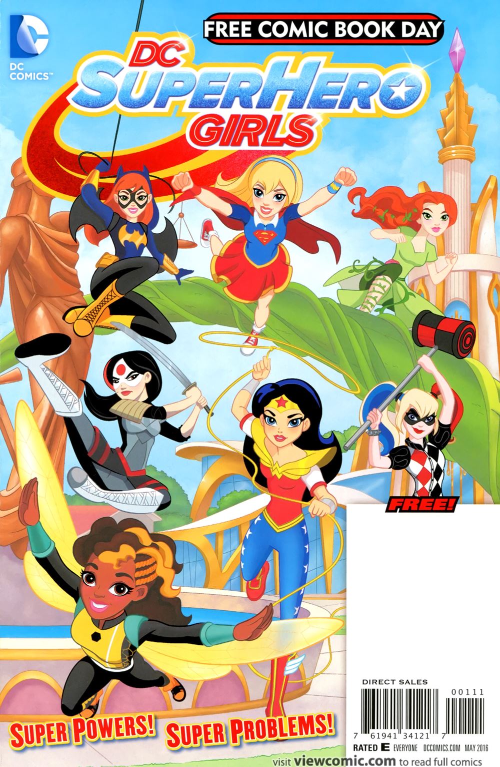 free comic book day 2016 dc superhero girls 01 special edition