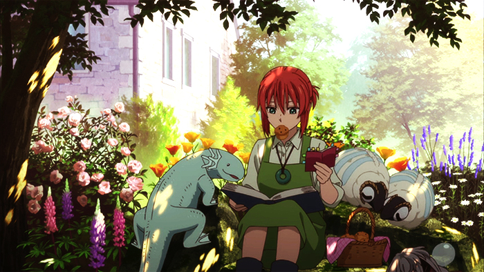 Os principais personagens de The Ancient Magus' Bride