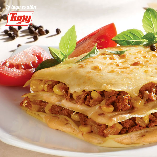 Mi espacio Atún Tuny : Atún Tuny Recetas: Lasagna de Atún Tuny en chipotle
