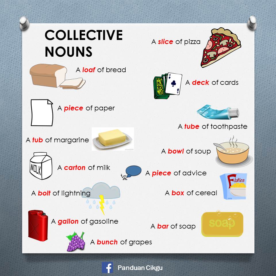 Common Collective Nouns Panduan Cikgu