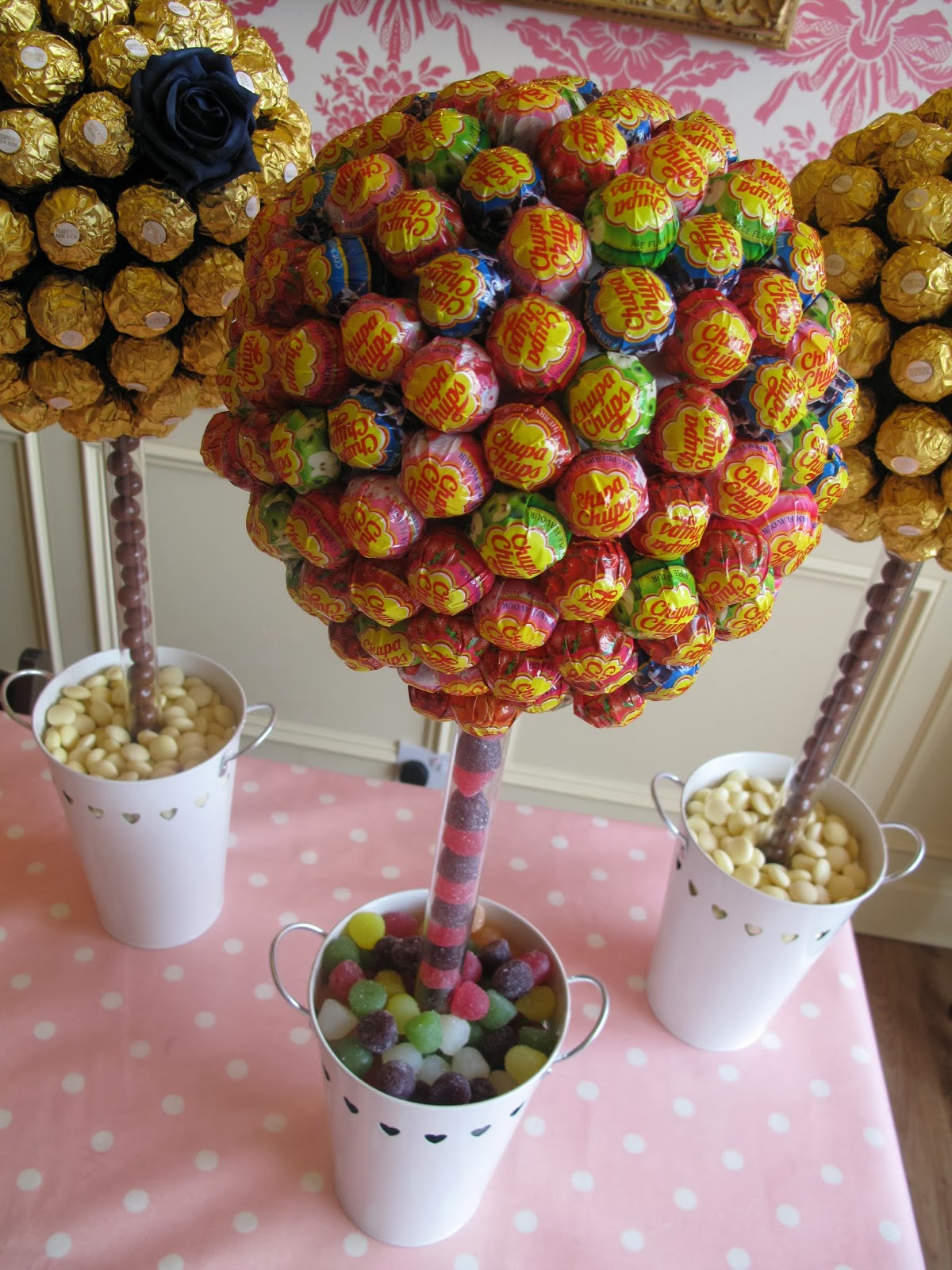 Candy Cupcake Wedding Candy Trees