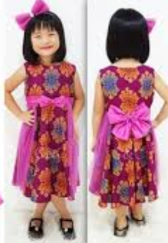 model baju batik anak perempuan