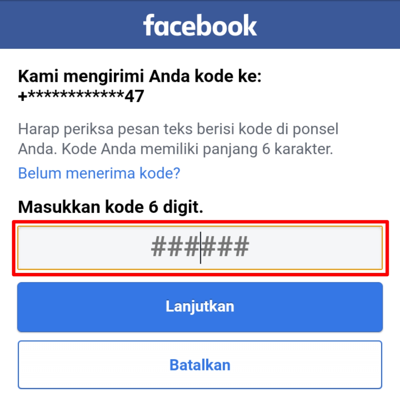 Cara Mengatasi Lupa Kata Sandi Fb Facebook Mastah Cyber