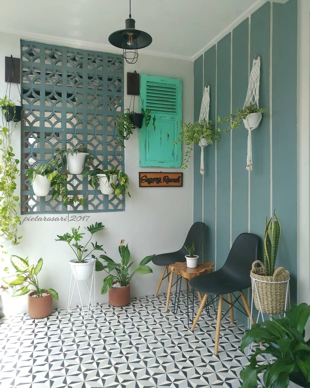 Inspirasi Foto Rumah Shabby Dengan Luas Tanah 130 dan Luas ...