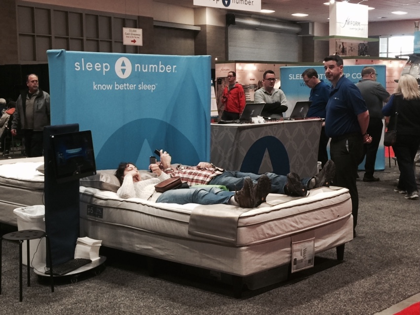 Seattle Home & Garden Show Test Drive the New Sleep Number Beds