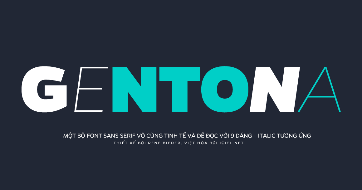 Download Sans Serif Gentona Viá»t Hoa Viá»t Font SVG Cut Files