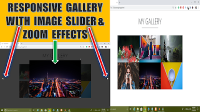 Create Responsive Image Gallery in HTML CSS JavaScript & Bootstrap With ...