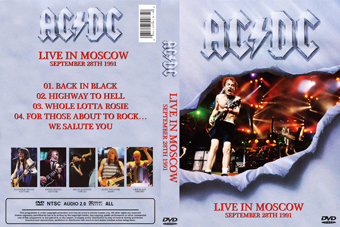 AC/DC - Live In Moscow 1991 - Top Music - DVD