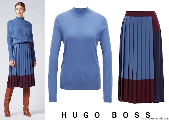 Princess Sofia wore Hugo Boss Fallie merino wool sweater