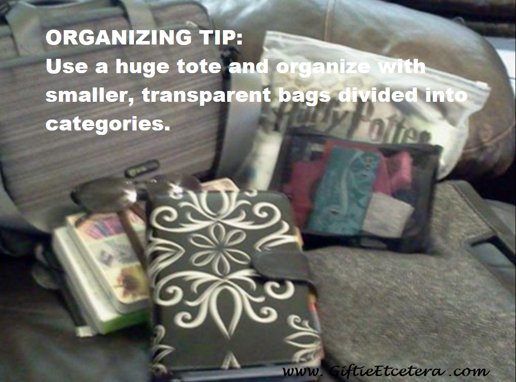 How to Organize a Large Tote Bag Giftie Etcetera How to Organize a