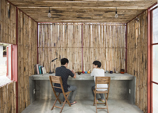 rumah bambu minimalis