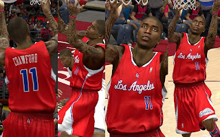 NBA 2K13 L.A. Clippers Red Away Jersey