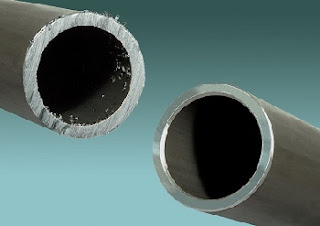 raw cut vs deburred and chamfered pipe
