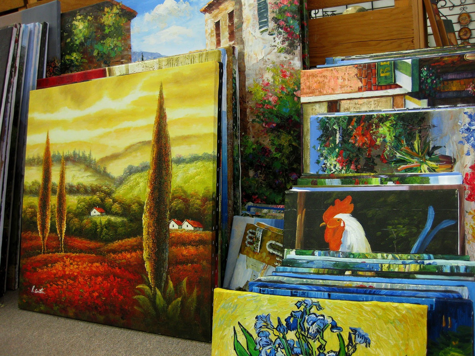 Bev's Imports Oil Paintings