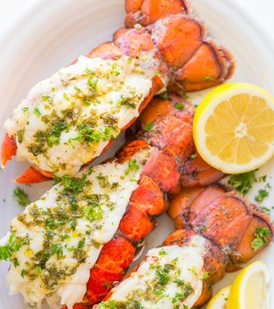 Lobster With Garlic Lemon Butter Lobster With Garlic Lemon Butter